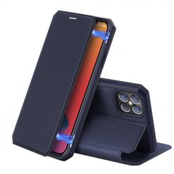 Kryty na mobil | Peňaženkové puzdro Dux Ducis Skin X modré – Apple iPhone 12 Pro Max | Kryty na mobil