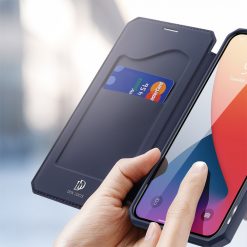Peňaženkové puzdro Dux Ducis Skin X modré – Apple iPhone 12 Pro Max | Kryty na mobil Kryty na mobil | Peňaženkové puzdro Dux Ducis Skin X modré – Apple iPhone 12 Pro Max | Kryty na mobil