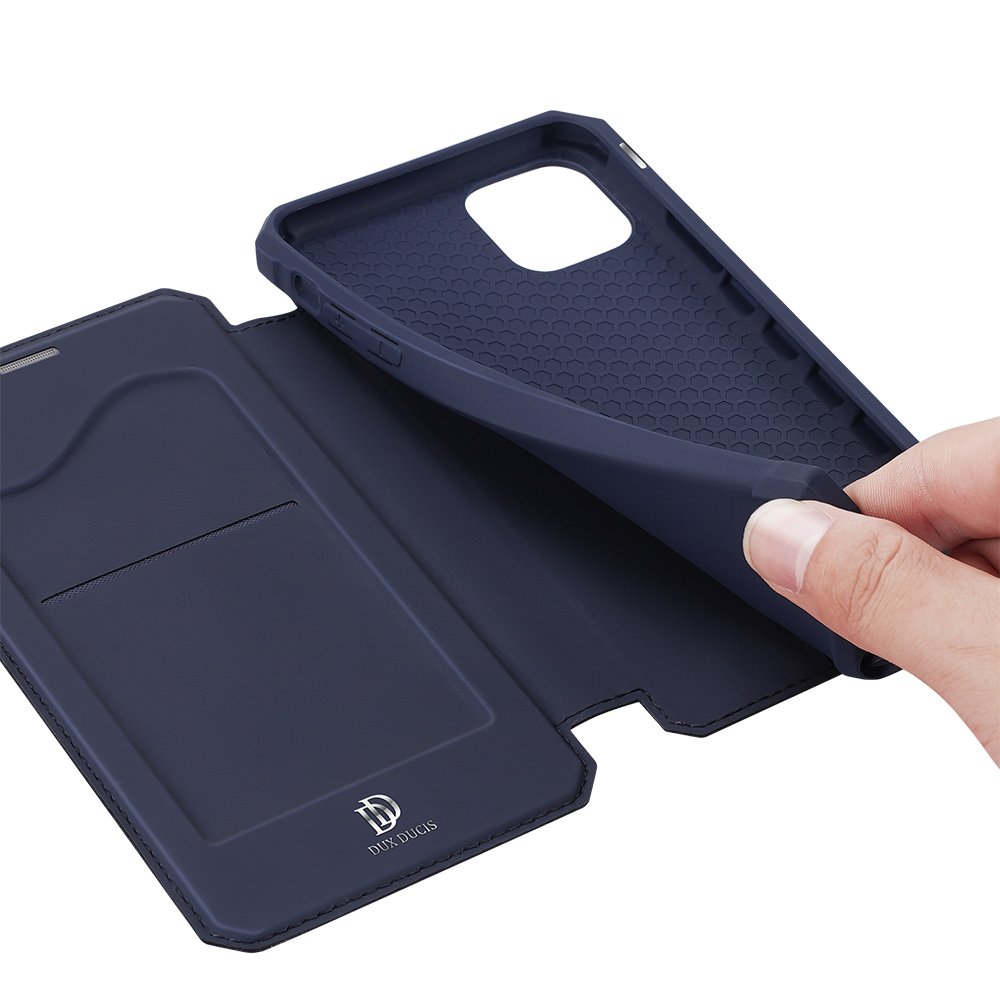Peňaženkové puzdro Dux Ducis Skin X modré – Apple iPhone 12 Pro Max | Kryty na mobil Kryty na mobil | Peňaženkové puzdro Dux Ducis Skin X modré – Apple iPhone 12 Pro Max | Kryty na mobil