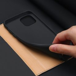 Kryty na mobil | Kožené peňaženkové puzdro Dux Ducis Wish čierne – Apple iPhone 12 Mini | Kryty na mobil