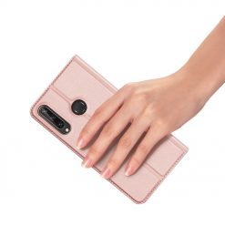 Kryty na mobil | Peňaženkové puzdro Dux Ducis Skin Pro ružové – Huawei Y6p | Kryty na mobil