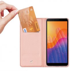 Kryty na mobil | Peňaženkové puzdro Dux Ducis Skin Pro ružové – Huawei Y5p | Kryty na mobil