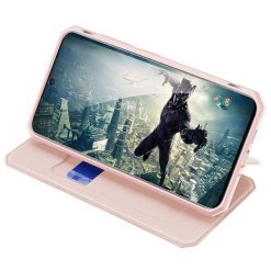Peňaženkové puzdro Dux Ducis Skin X ružové – Samsung Galaxy S20 | Kryty na mobil Kryty na mobil | Peňaženkové puzdro Dux Ducis Skin X ružové – Samsung Galaxy S20 | Kryty na mobil
