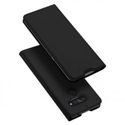 Kryty na mobil | Peňaženkové puzdro Dux Ducis Skin Pro čierne – LG K50S | Kryty na mobil
