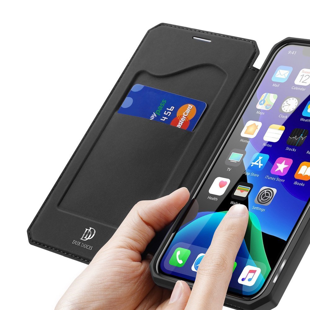Peňaženkové puzdro Dux Ducis Skin X čierne – Apple iPhone 11 Pro | Kryty na mobil Kryty na mobil | Peňaženkové puzdro Dux Ducis Skin X čierne – Apple iPhone 11 Pro | Kryty na mobil