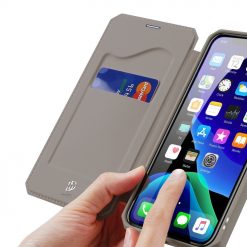 Kryty na mobil | Peňaženkové puzdro Dux Ducis Skin X zlaté – Apple iPhone 11 Pro | Kryty na mobil