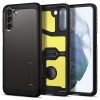 Kryty na mobil | Zadný kryt Spigen Tough Armor čierny – Samsung Galaxy S21 | Kryty na mobil