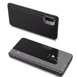 Kryty na mobil | Priehľadný kryt Clear View Case čierny – Xiaomi Redmi 9T / Poco M3 | Kryty na mobil