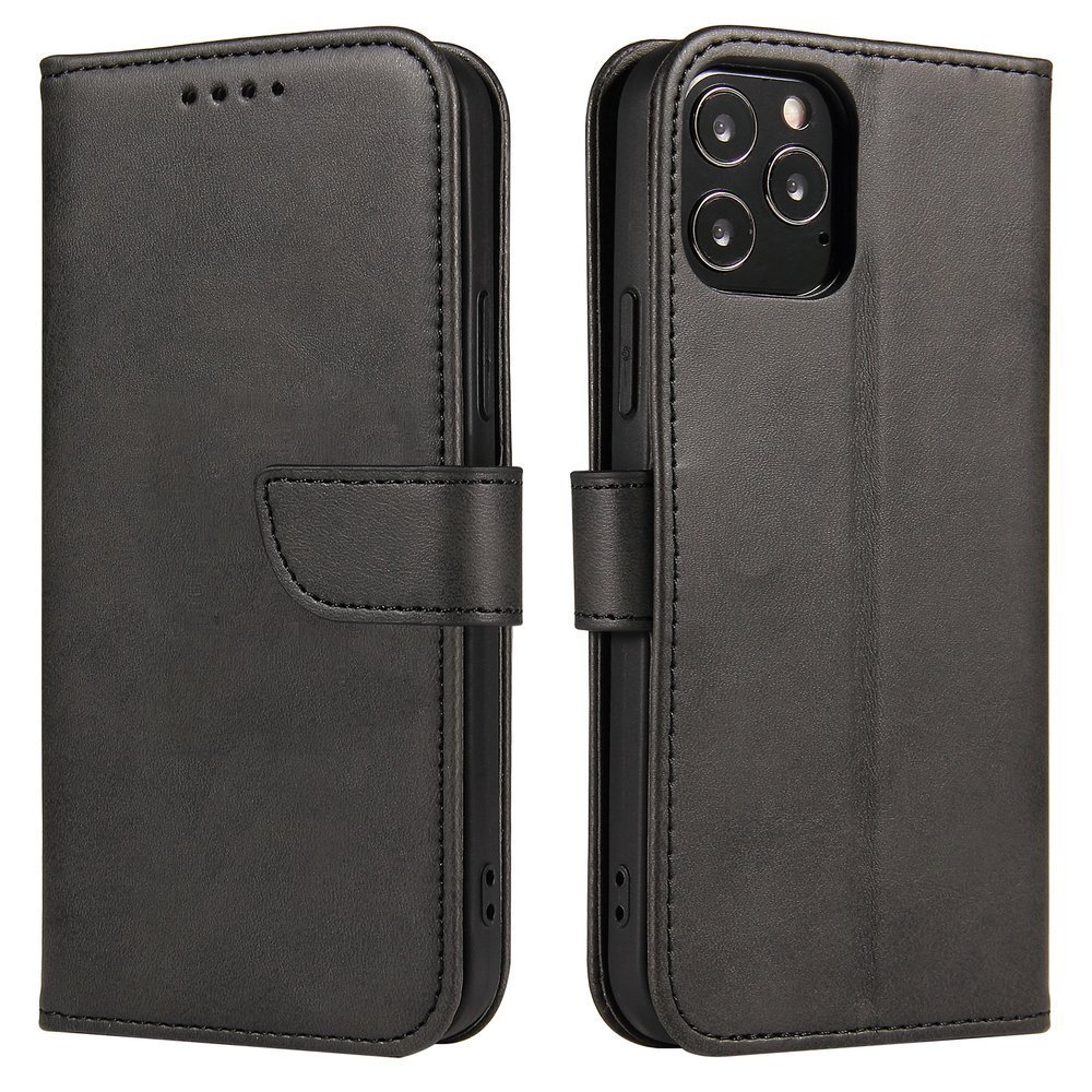 Peňaženkové puzdro Elegant Magnet Case čierne – Apple iPhone 12 Pro Max | Kryty na mobil Kryty na mobil | Peňaženkové puzdro Elegant Magnet Case čierne – Apple iPhone 12 Pro Max | Kryty na mobil