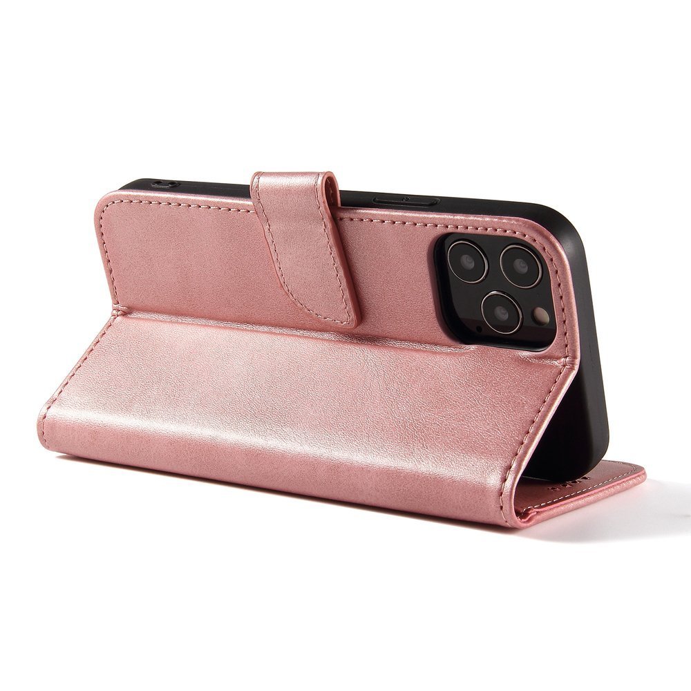 Peňaženkové puzdro Elegant Magnet Case ružové – Apple iPhone 12 Pro Max | Kryty na mobil Kryty na mobil | Peňaženkové puzdro Elegant Magnet Case ružové – Apple iPhone 12 Pro Max | Kryty na mobil