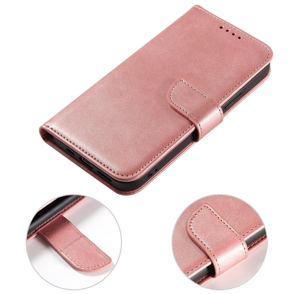 Peňaženkové puzdro Elegant Magnet Case ružové – Apple iPhone 12 Pro Max | Kryty na mobil Kryty na mobil | Peňaženkové puzdro Elegant Magnet Case ružové – Apple iPhone 12 Pro Max | Kryty na mobil