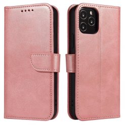 Kryty na mobil | Peňaženkové puzdro Elegant Magnet Case ružové – Apple iPhone 11 | Kryty na mobil