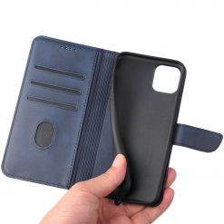 Peňaženkové puzdro Elegant Magnet Case modré – Apple iPhone 11 Pro Max | Kryty na mobil Kryty na mobil | Peňaženkové puzdro Elegant Magnet Case modré – Apple iPhone 11 Pro Max | Kryty na mobil