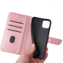 Peňaženkové puzdro Elegant Magnet Case ružové – Apple iPhone 11 Pro Max | Kryty na mobil Kryty na mobil | Peňaženkové puzdro Elegant Magnet Case ružové – Apple iPhone 11 Pro Max | Kryty na mobil