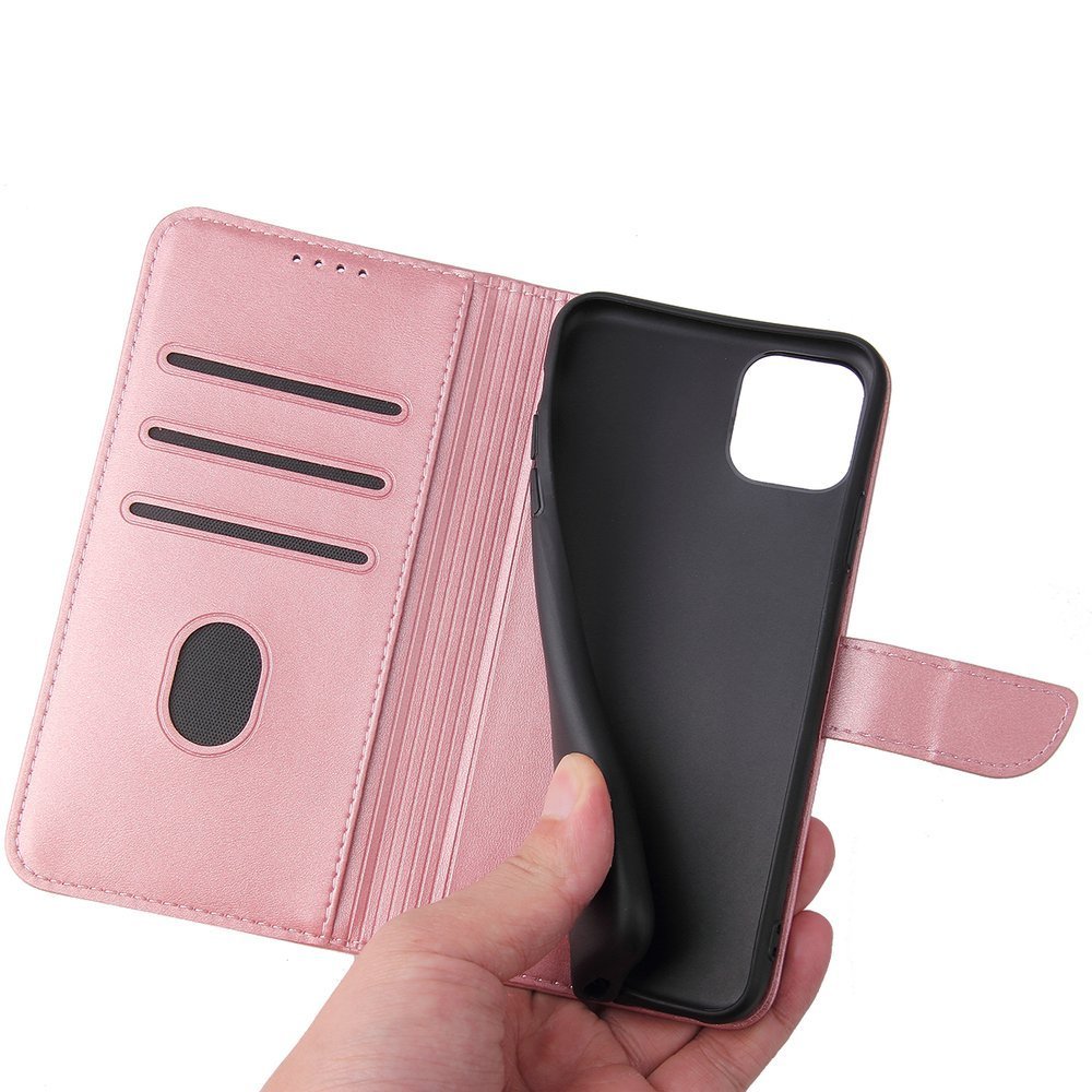 Peňaženkové puzdro Elegant Magnet Case ružové – Apple iPhone 11 Pro Max | Kryty na mobil Kryty na mobil | Peňaženkové puzdro Elegant Magnet Case ružové – Apple iPhone 11 Pro Max | Kryty na mobil