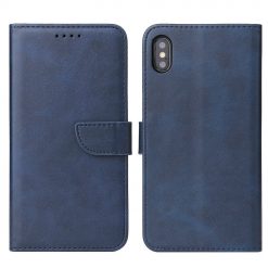Kryty na mobil | Peňaženkové puzdro Elegant Magnet Case modré – Apple iPhone X / iPhone Xs | Kryty na mobil