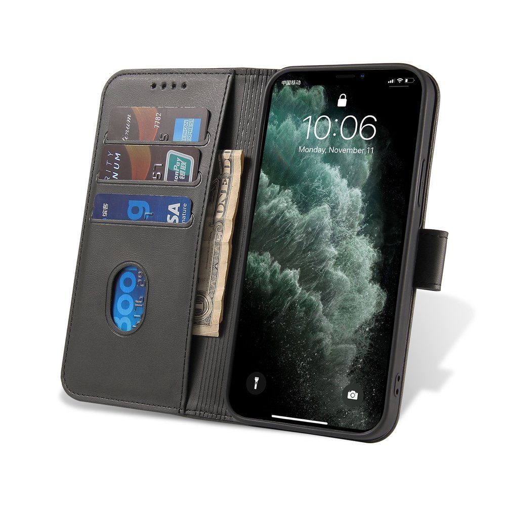 Peňaženkové puzdro Elegant Magnet Case čierne – Xiaomi Redmi Note 8T | Kryty na mobil Kryty na mobil | Peňaženkové puzdro Elegant Magnet Case čierne – Xiaomi Redmi Note 8T | Kryty na mobil