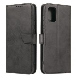 Kryty na mobil | Peňaženkové puzdro Elegant Magnet Case čierne – Samsung Galaxy A41 | Kryty na mobil