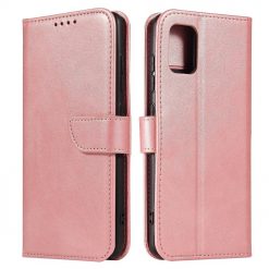 Kryty na mobil | Peňaženkové puzdro Elegant Magnet Case ružové – Samsung Galaxy A51 | Kryty na mobil