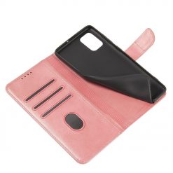 Kryty na mobil | Peňaženkové puzdro Elegant Magnet Case ružové – Samsung Galaxy A51 | Kryty na mobil
