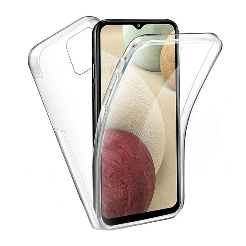 Puzdro 360 Full Cover transparentné – Samsung Galaxy A12 / M12 | Kryty na mobil Kryty na mobil | Puzdro 360 Full Cover transparentné – Samsung Galaxy A12 / M12 | Kryty na mobil