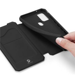 Kryty na mobil | Peňaženkové puzdro Dux Ducis Skin X čierne – Samsung Galaxy A21s | Kryty na mobil