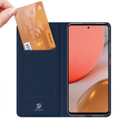 Kryty na mobil | Peňaženkové puzdro Dux Ducis Skin Pro modré – Samsung Galaxy A72 / A72 5G | Kryty na mobil