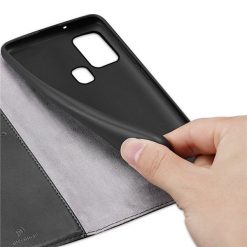 Kryty na mobil | Peňaženkové puzdro Dux Ducis Kado čierne – Samsung Galaxy A21s | Kryty na mobil