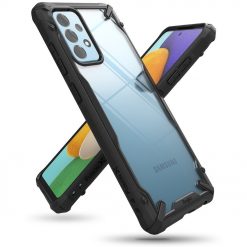 Kryty na mobil | Odolný kryt Ringke Fusion X transparentno-čierny – Samsung Galaxy A52 / A52 5G / A52s 5G | Kryty na mobil