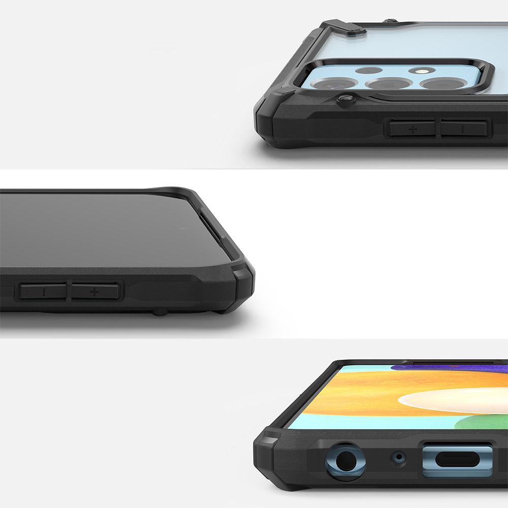 Odolný kryt Ringke Fusion X transparentno-čierny – Samsung Galaxy A52 / A52 5G / A52s 5G | Kryty na mobil Kryty na mobil | Odolný kryt Ringke Fusion X transparentno-čierny – Samsung Galaxy A52 / A52 5G / A52s 5G | Kryty na mobil