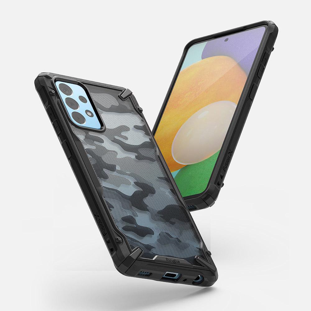 Odolný kryt Ringke Fusion X maskáčovo-čierny – Samsung Galaxy A52 / A52 5G / A52s 5G | Kryty na mobil Kryty na mobil | Odolný kryt Ringke Fusion X maskáčovo-čierny – Samsung Galaxy A52 / A52 5G / A52s 5G | Kryty na mobil
