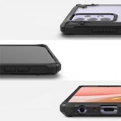 Kryty na mobil | Odolný kryt Ringke Fusion X transparentno-čierny – Samsung Galaxy A72 / A72 5G | Kryty na mobil