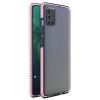 Kryty na mobil | Transparentný kryt Spring Case 1mm ružový rám – Samsung Galaxy A21s | Kryty na mobil