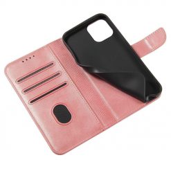Kryty na mobil | Peňaženkové puzdro Elegant Magnet Case ružové – Apple iPhone 12 Mini | Kryty na mobil