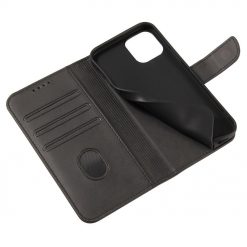 Kryty na mobil | Peňaženkové puzdro Elegant Magnet Case čierne – Apple iPhone 12 / iPhone 12 Pro | Kryty na mobil