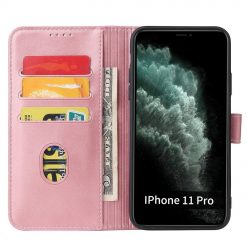 Kryty na mobil | Peňaženkové puzdro Elegant Magnet Case ružové – Apple iPhone 11 Pro | Kryty na mobil