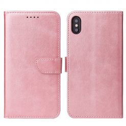 Kryty na mobil | Peňaženkové puzdro Elegant Magnet Case ružové – Apple iPhone X / Xs | Kryty na mobil