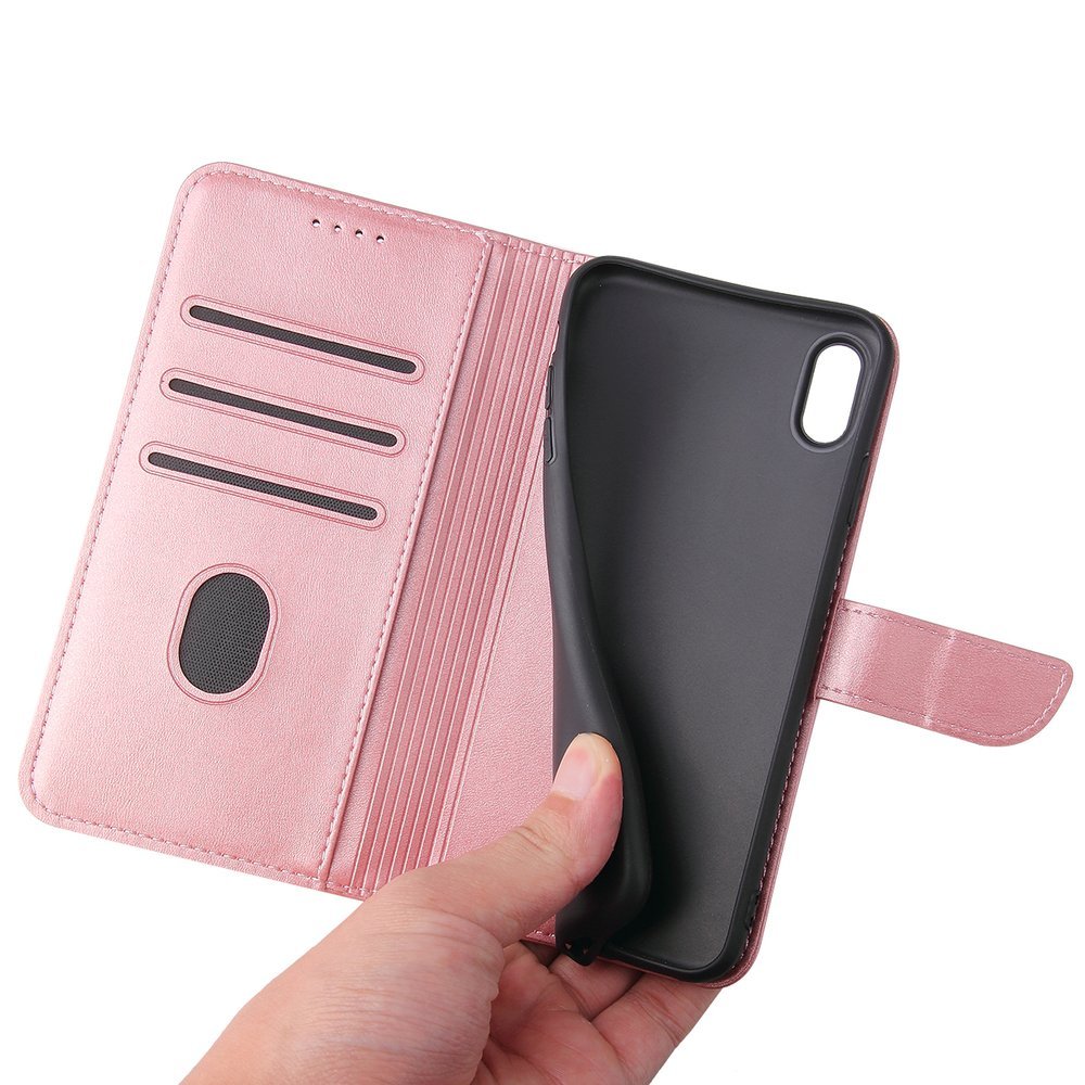 Peňaženkové puzdro Elegant Magnet Case ružové – Apple iPhone X / Xs | Kryty na mobil Kryty na mobil | Peňaženkové puzdro Elegant Magnet Case ružové – Apple iPhone X / Xs | Kryty na mobil