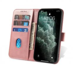 Kryty na mobil | Peňaženkové puzdro Elegant Magnet Case ružové – Samsung Galaxy S21+ (S21 Plus) | Kryty na mobil