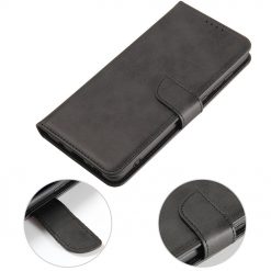 Kryty na mobil | Peňaženkové puzdro Elegant Magnet Case čierne – Huawei P20 Lite | Kryty na mobil