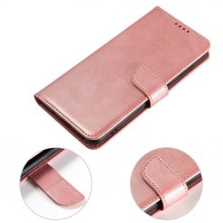 Kryty na mobil | Peňaženkové puzdro Elegant Magnet Case ružové – Samsung Galaxy S21+ (S21 Plus) | Kryty na mobil