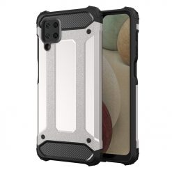Kryty na mobil | Odolný kryt Hybrid Armor strieborný – Samsung Galaxy A12 / M12 | Kryty na mobil