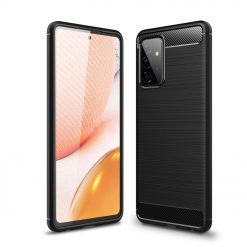 Kryty na mobil | Zadný kryt Carbon čierny – Samsung Galaxy A72 / A72 5G | Kryty na mobil