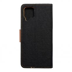 Kryty na mobil | Peňaženkové puzdro Canvas Book čierne – Samsung Galaxy A12 / M12 | Kryty na mobil