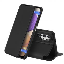 Kryty na mobil | Peňaženkové puzdro Dux Ducis Skin X čierne – Samsung Galaxy A32 5G | Kryty na mobil