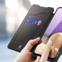 Kryty na mobil | Peňaženkové puzdro Dux Ducis Skin X čierne – Samsung Galaxy A32 5G | Kryty na mobil