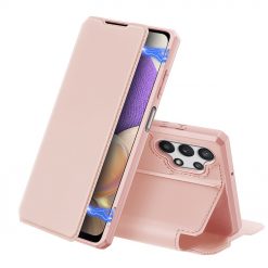 Kryty na mobil | Peňaženkové puzdro Dux Ducis Skin X ružové – Samsung Galaxy A32 5G | Kryty na mobil