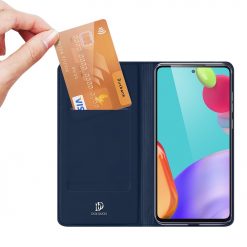 Kryty na mobil | Peňaženkové puzdro Dux Ducis Skin Pro modré – Samsung Galaxy A52 / A52 5G / A52s 5G | Kryty na mobil