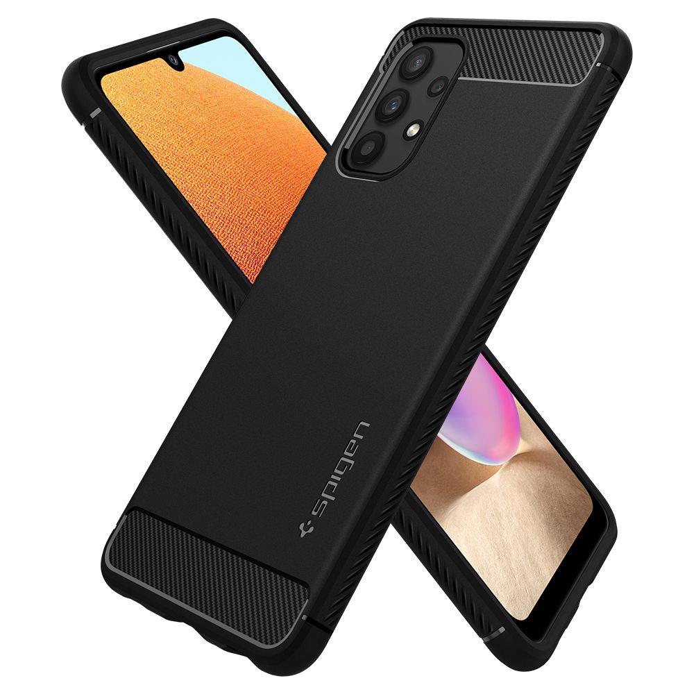 Zadný kryt Spigen Rugged Armor čierny – Samsung Galaxy A52 / A52 5G / A52s 5G | Kryty na mobil Kryty na mobil | Zadný kryt Spigen Rugged Armor čierny – Samsung Galaxy A52 / A52 5G / A52s 5G | Kryty na mobil