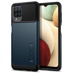 Kryty na mobil | Zadný kryt Spigen Slim Armor Metal Slate – Samsung Galaxy A12 / M12 | Kryty na mobil